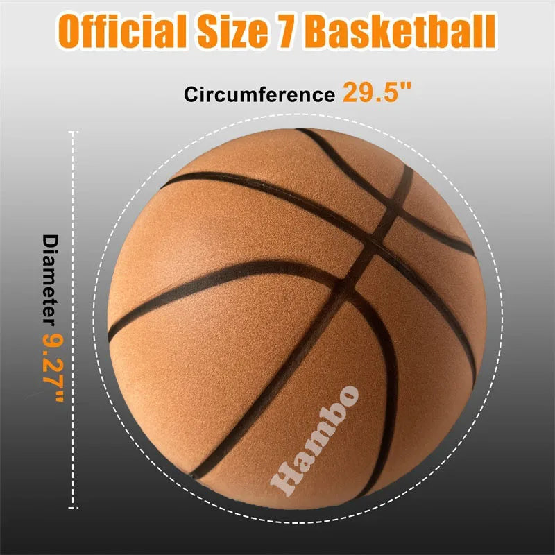 PALLA BASKET SILENZIOSA, pallone silenzioso per indoor (size 7)