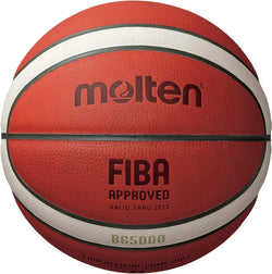 MOLTEN B6G5000 FIBA basketball, professional quality.